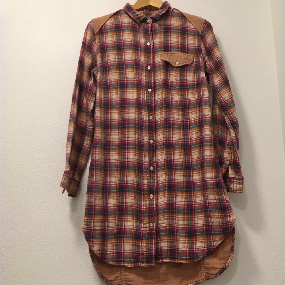 Wilfred Free Long Flannel with Quilted Back